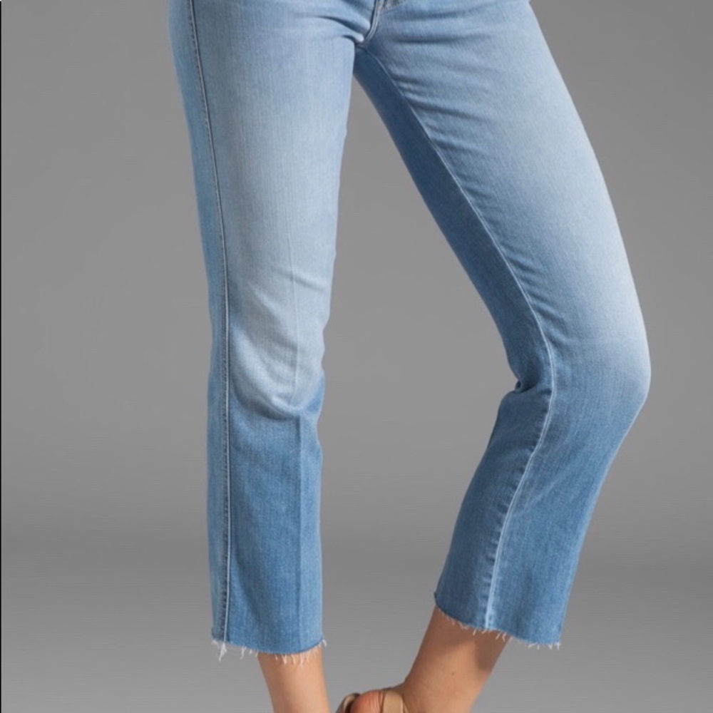 MOTHER denim ‘The Rascal’ Fray Light Kitty